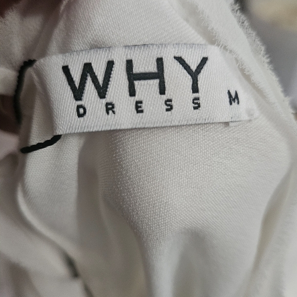 WHY DRESS Elegant SequinTextured Blouse w/Pleated Accordian Sleeves White. M NWT - Picture 2 of 15